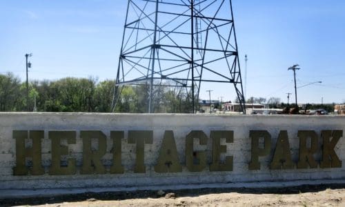 Heritage Park signage